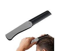 Beard Comb,Stainless Steel Folding Grooming Supplies | Mustache Styling Comb | for Men Husband Boyfriend Home Travel Vacation Apartment College Dorm Hotel