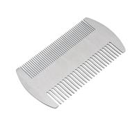 Beard Combs for Men,Wide Tooth Combs,Fine Tooth Comb,Metal Nit Comb - Edc Credit Card Size, Friendly Perfect for Wallet & Pocket.