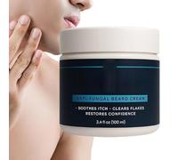 Beard Cream Moisturizer, Soothing Natural Non Greasy Device, Softening Aid with Sturdy Build, Comfortable Reliable Daily Use, Premium Quality Grooming Accessory, Men Beard Cream 100ML