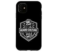 Beard Culture Grooming Lifestyle Identity Emblem Design Case for iPhone 11