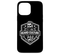 Beard Culture Grooming Lifestyle Identity Emblem Design Case for iPhone 13 Pro Max