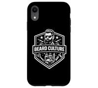 Beard Culture Grooming Lifestyle Identity Emblem Design Case for iPhone XR