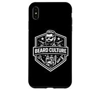 Beard Culture Grooming Lifestyle Identity Emblem Design Case for iPhone XS Max