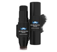 Beard Densifier Bar | Stick And Refill Brush For Mustache,Durable Antiperspirant Waterproof Dye 7g For Facial Hair Makeup And Shaping