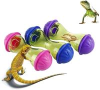 Beard Dragon Slow Feeding Bowl Foraging Enrichment Toys Repitle Terrarium Tank Decor for Lizard,Chameleon Small Animals (3PC)