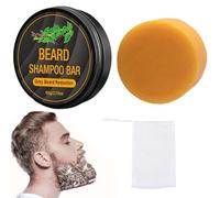 Beard Dye Soap For Men, P-olygonum Multiflorum Darkening Shampoo Bar For White Gray Beard Removal, Men B-eard Care Creates The Appearance Of A Thicker, Fuller B-eard