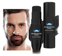 Beard Filler for Men, Cream Filler with Brush - 7 g Water & Sweat-Resistant Long-Lasting Tint for Natural Looking Beard Hair