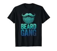 Beard Gang - Funny Beard Lovers Styling Beards T-Shirt, Men, Black, Small