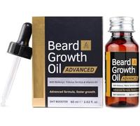 Beard Growth Oil Advanced | Lab Tested | Increases Beard Growth Rate by 40% | With Redensyl & DHT Booster | No Sulphates | No Mineral Oil | For Patchy Beard Issues | 60ml (Pack Of 1)