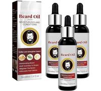 Beard Growth Organic Care Oil, Natural Beard Growth Essence, Moisturizes and Conditions Beard, Promotes Facial Hair Growth