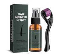 Beard Growth Set with Titanium Derma Roller, Beard Roller Kit 30 ml, Beard Roller Beard Growth Serum Oil, Beard Growth Roller, Beard Microneedle, Beard Care Set Best Gift for Men