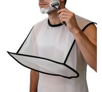 Beard Hair Bib Apron, Non-Stick Waterproof Grooming Cloth | Beard Apron Foldable, Waterproof Trimming Catcher with Hair Tray for Men Dad, Free Sink Grooming Cape Protector, Compact