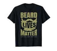Beard Lives Matter Father's Day Funny Vintage Beard Lover T-Shirt