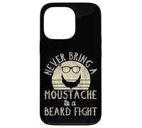 Beard Lover Bearded Man Never Bring A Mustache To A Beard Case for iPhone 13 Pro