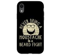 Beard Lover Bearded Man Never Bring A Mustache To A Beard Case for iPhone XR