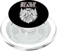 Beard Lover Bearded Man Once You Go Beard… PopSockets PopGrip for MagSafe