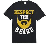 Beard Lover Bearded Man Respect The Beard Comfort Colors Adult Heavyweight T-Shirt