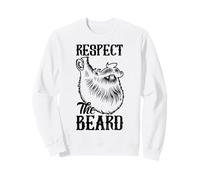 Beard Lover Bearded Man Respect The Beard Sweatshirt