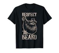 Beard Lover Bearded Man Respect The Beard T-Shirt