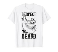 Beard Lover Bearded Man Respect The Beard T-Shirt