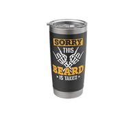 Beard Lover Bearded Man Sorry This Beard is Taken Stainless Steel Insulated Tumbler