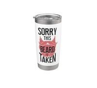 Beard Lover Bearded Man Sorry This Beard is Taken Stainless Steel Insulated Tumbler