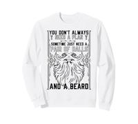 Beard Lover Bearded Man You Don't Always Need A Plan Sweatshirt