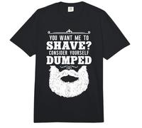 Beard Lover Bearded Man You Want Me to Shave? Consider Comfort Colors Adult Heavyweight T-Shirt
