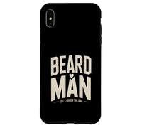 Beard Man Let's Lower The Bar Funny Humor Case for iPhone XS Max
