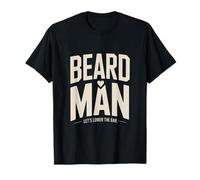 Beard Man Let's Lower The Bar Funny Humor T-Shirt
