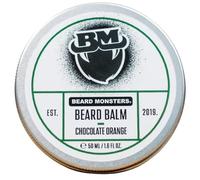 Beard Monsters Beard Balm For Men 50ml | Mens Leave In Beard Conditioner | Natural Beard Care (Chocolate Orange)
