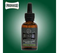 Beard Oil 30ml also for moustache by Proraso 'Cypress & Vetyver'