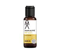Beard Oil for men by Man Alive 99% Natural skincare 50ml with Oatmeal, Argan Oil, Jojoba Oil & Almond Oil, gifts for men softens facial hair mens gifts birthday gifts for him (Cedarwood & Ylang)