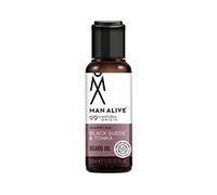 Beard Oil for men by Man Alive 99% Natural skincare 50ml with Oatmeal, Argan Oil, Jojoba Oil & Almond Oil, gifts for men softens facial hair mens gifts birthday gifts for him (Black Suede & Tonka)