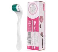 Beard Roller 0.5 mm, Beard Roller, Beard Growth, for Dermaroller 0.75 mm, Microneedling Roller, Micro Needle Roller for Skin and Hair Care, Face and Body, Men Women, for Derma Roller Set (1 Green)