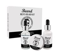 Beard Set | Beard Kit | Beard Care Set | Styling Cleaning Kit | Styling Cleaning Kit | Beard Balm Beard Oil Beard Shampoo | Gift for Men | 3-Piece