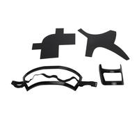 Beard Shaper Template, Multifunction Beard Shaping and Styling Tool, Innovative Hairline Design Card for Men Facial Hair Trimming and Grooming, Beard Shaper Template with (Black)