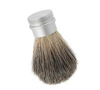 Beard Shaving Brush for Men, Best Bristle Hair Shaving Brush with Aluminum Handle, Portable Mustache Cleaning Tool for Rich Lather, Travel - Friendly Beard Care Brush for Home and
