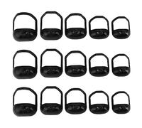 Beard Shaving Template Set - 15pcs (5 Sizes) Precise Beard Shaping Guide for Clean Trimming and Styling