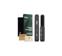 Beard Straightener Brush, REHOYO Cordless Hair Straightening Comb with Different 3 Temperature, Rechargeable Anti-Scald and Auto-Off of Portable Hair Salon for All Hair Type