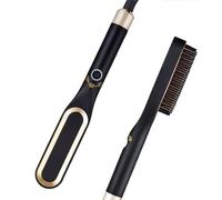 Beard Straightener for Men - Portable Hot Comb Hair Straightener, Hot Brushes for Hair Styling and Beard Care, Best Christmas and Father's Day Gifts for Men