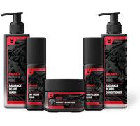 Beard Struggle Ragnarok Rising Eddie Hall Beast Line - Signature Beard Care Kit - Includes Balm, Wash, Conditioner, Night & Day Oil