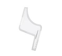 Beard Styling Template Comb Barber Tool Mustache Symmetry Trimming Styling Stencil 3 Colors Optional Styling Comb