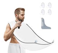Beard Trimmer Catcher, JT JUSTIME Beard Shaving Apron Bib Moustache Grooming Kit with Shaping Tool for Men's Trimming Hair Cutting Cape