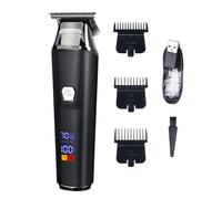 Beard Trimmer for Men - Beard Trimmer with Digital Display, Wireless Head And Face Cutting Kit, Shaving And Styling On The Go