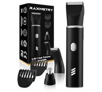 Beard Trimmer for Men,Manscape 3-in-1 Electric Razor Groin Groomer,IPX7 Waterproof Wet/Dry,Versatile Body Hair Trimmer for Ball/Beard/Nose,USB Rechargeable & Nose/Shaves Head,Christmas Gifts for Men