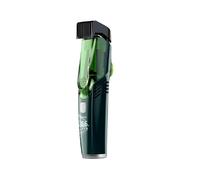 Beard Trimmer Green Rechargeable Cordless Grooming Tool with Adjustable Length Settings and Stainless Steel Blades