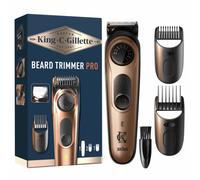 Beard Trimmer Kit with Precision Selector, 40 Length Settings, Long Lasting Sharp Blades, Adjusting Combs