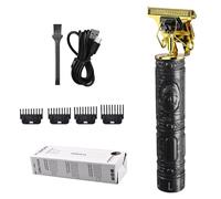 Beard Trimmer - Zero-Gapped Hair Clipper, Rechargeable Liner Cutter | Stainless Steel System with USB Charging, Crisp Outlines and Fade Detailing for Men’s Grooming at Barbershop or Home Accessories