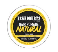 Beardburys Hair Wax Natural for Men, Medium Hold and a Slight Sheen for a Natural Effect, Adds Volume and Easy to Shape, 100ml